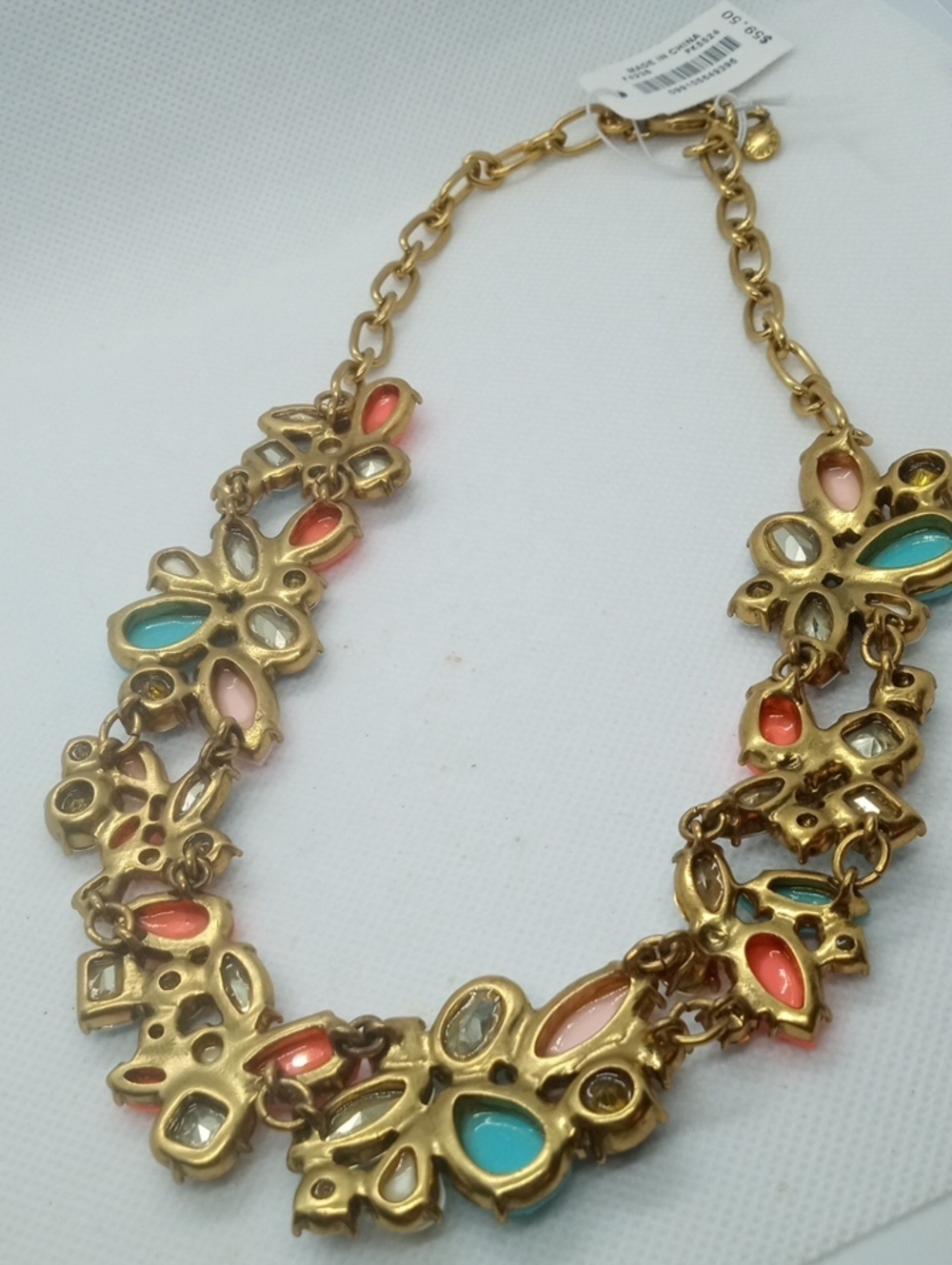 J.CREW FOLIAGE CLUSTER STATEMENT NECKLACE - Picture 7 of 12